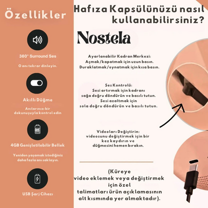 Nostela™ Yıldızlı Anlar Küresi